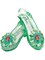 Child Disney Princess Ariel Little Mermaid Green Costume Glitter Shoe Slippers